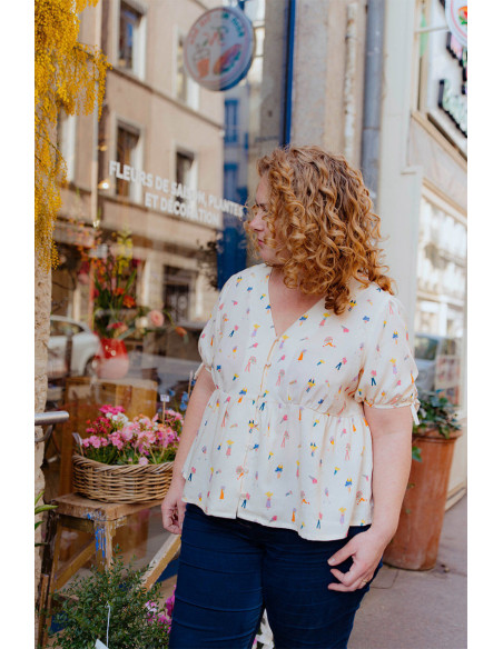 Molde de blusa - Florie - Lise Tailor