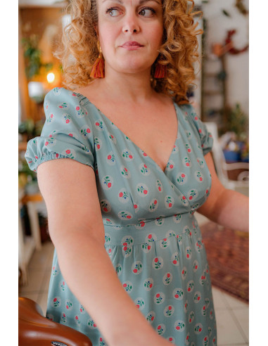 Padrão de vestido - Mercado de flores - Lise Tailor