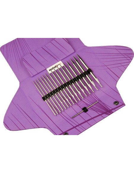 Addi Click Lace Long - Kit de agulhas de tricô circulares