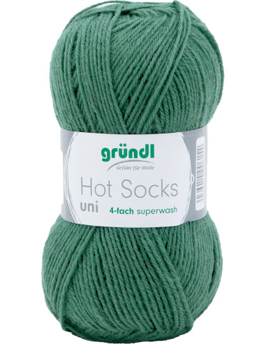 Lã para meias Hot Socks uni 50 Gründl