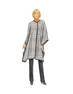 Molde de casaco, sobretudo e vestuário envolvente - Butterick 6250
