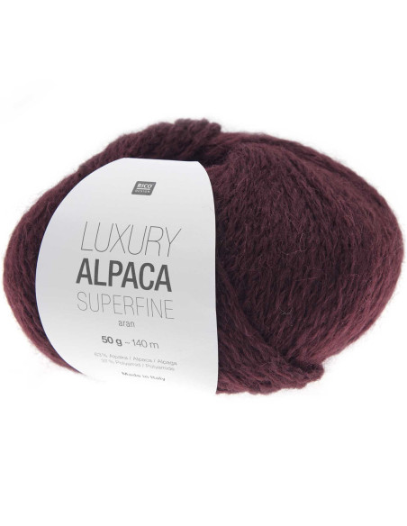 Lã Luxury Alpaca Superfine Aran Rico Design