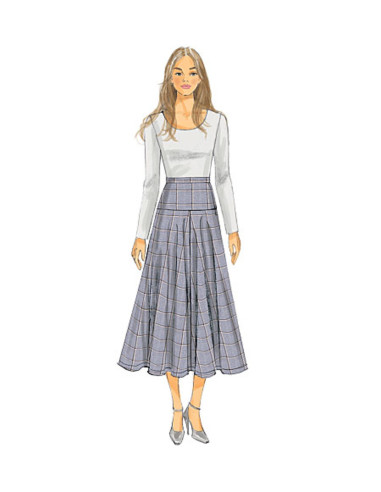 Molde de saia - Butterick 6249