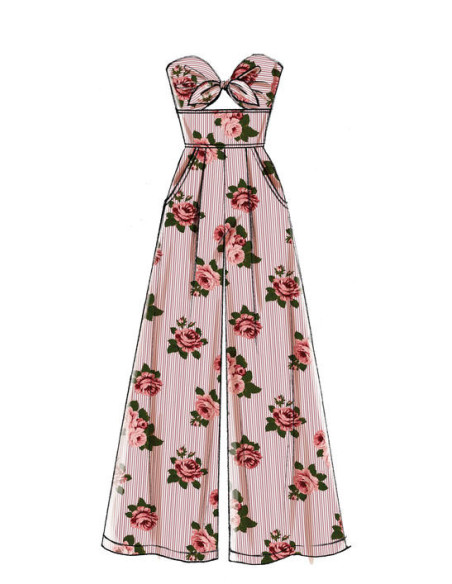 Molde de vestidos e macacão - McCall's 7789
