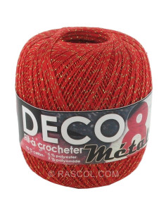 Algodão déco 8 lurex 2