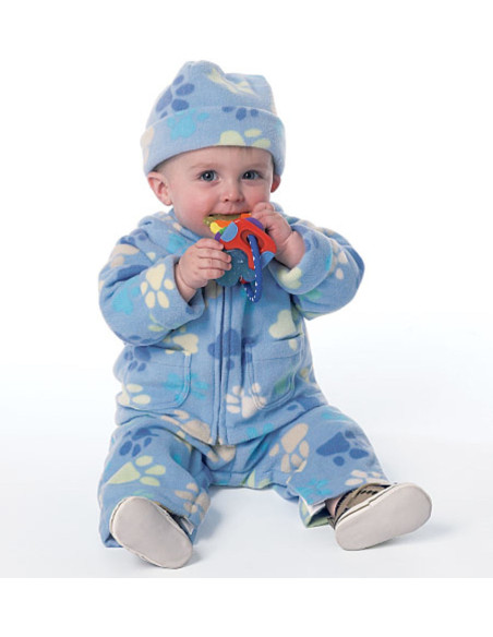 Molde de casaco, macacão, calças, ninho de anjo e chapéu - Butterick 6238