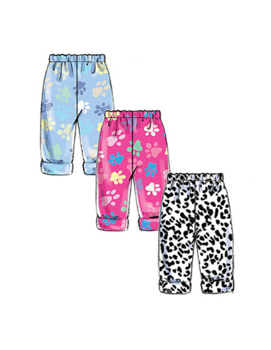 Molde de casaco, macacão, calças, ninho de anjo e chapéu - Butterick 6238