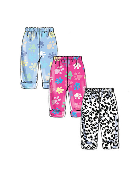 Molde de casaco, macacão, calças, ninho de anjo e chapéu - Butterick 6238