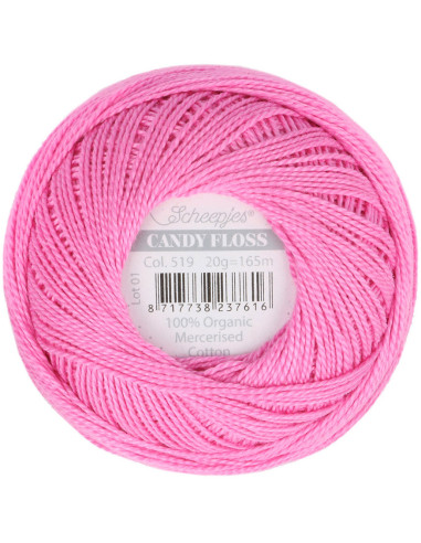 Fio de algodão perlé Scheepjes Candy Floss