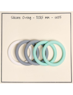 Anéis de silicone para prender chupeta 2
