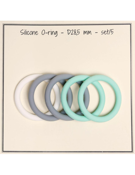 Anéis de silicone para prender chupeta
