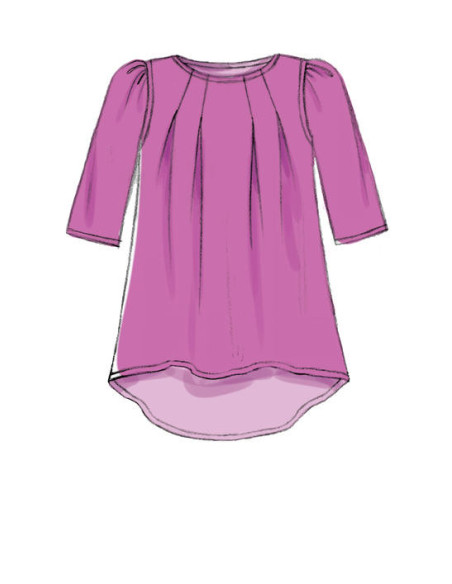 Padrão de blusas, vestidos e collants - McCall's 7709