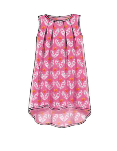 Padrão de blusas, vestidos e collants - McCall's 7709