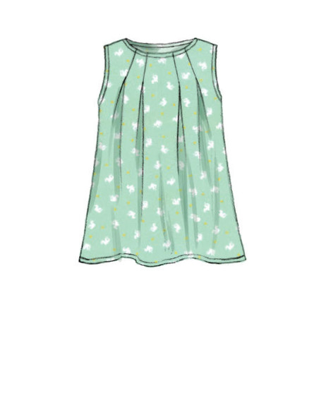 Padrão de blusas, vestidos e collants - McCall's 7709