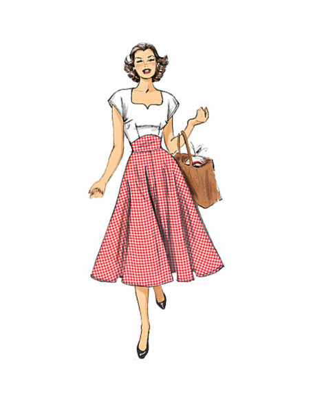 Molde de vestido - Butterick 6212