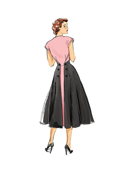 Molde de vestido - Butterick 6212