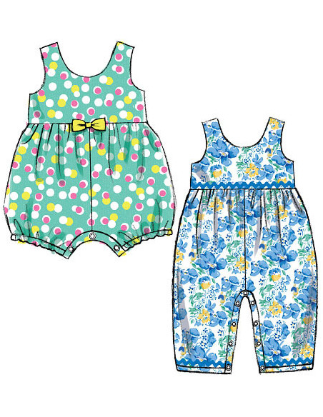 Molde de blusa, vestidos, macacão e calcinha - McCall's 6944