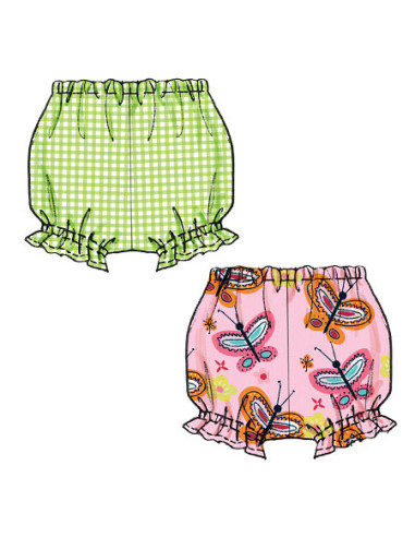 Molde de blusa, vestidos, macacão e calcinha - McCall's 6944