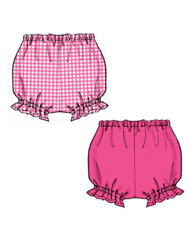 Molde de blusa, vestidos, macacão e calcinha - McCall's 6944
