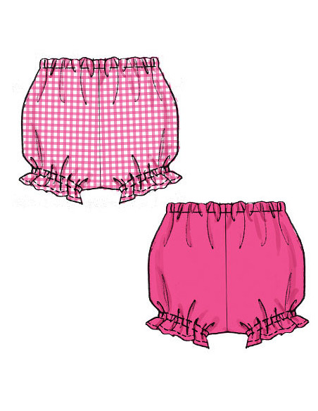 Molde de blusa, vestidos, macacão e calcinha - McCall's 6944