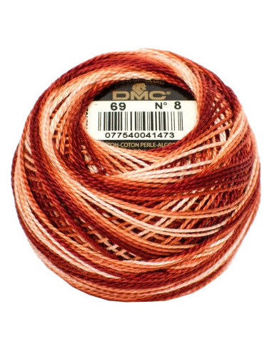Novelo de algodão perlé DMC n° 8