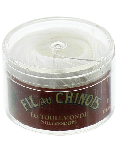 Cápsula de fio de linho torcido glaceado ao chinês