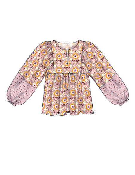 Padrão de blusas e túnica - McCall's 7325