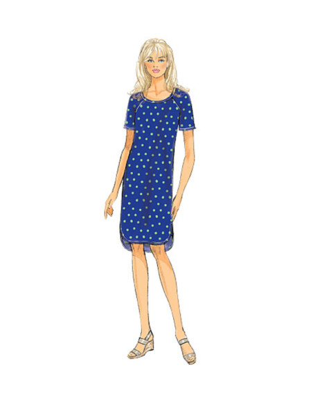 Molde de blusa, vestido e saia - Butterick 6207