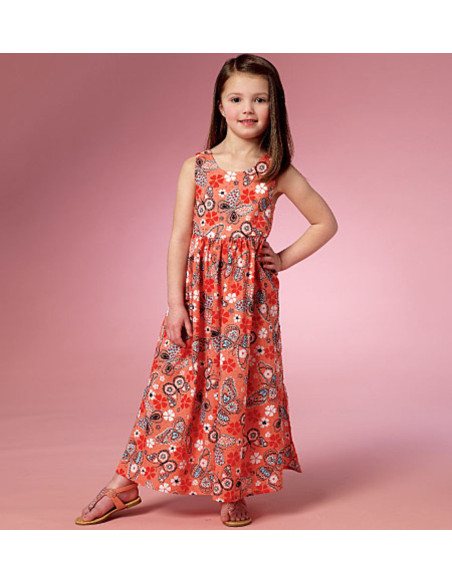 Molde de vestido e saia-calça - Butterick 6202