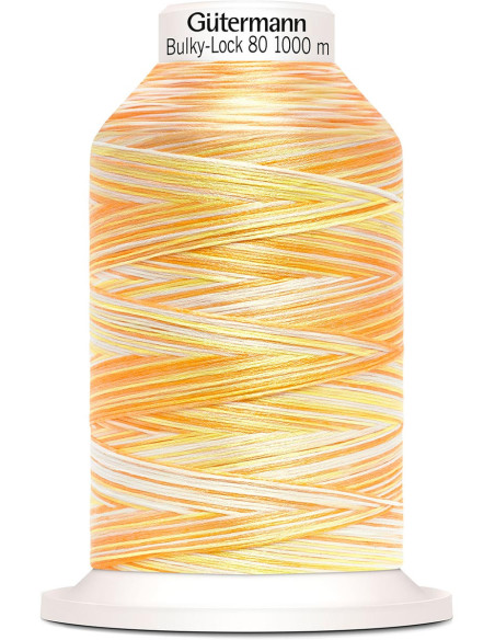 Cone de linha de espuma Gütermann Bulky-Lock Multicolour 1000 m