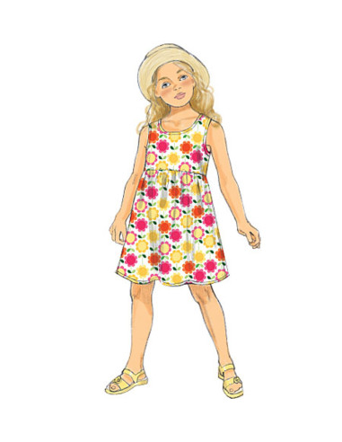 Molde de vestido e saia-calça - Butterick 6202