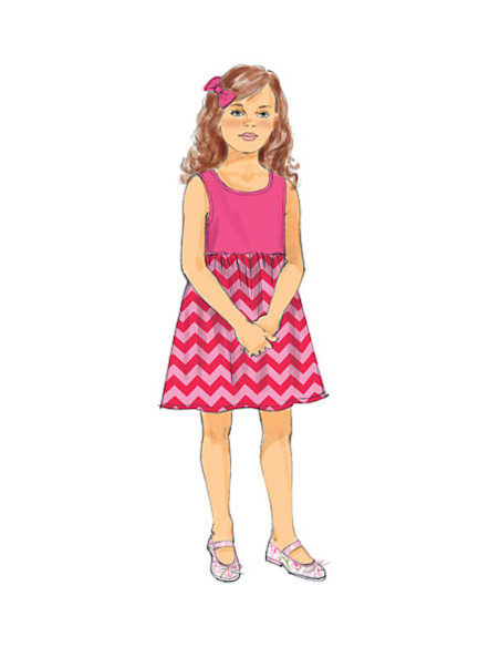 Molde de vestido e saia-calça - Butterick 6202
