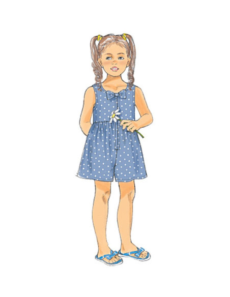 Molde de vestido e saia-calça - Butterick 6202