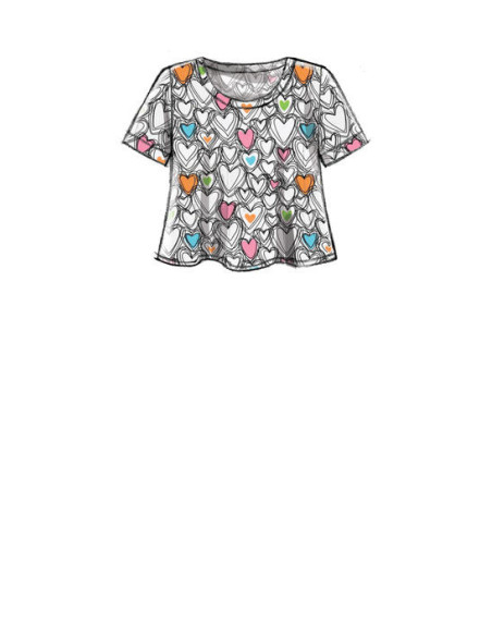 Padrão de blusa, vestido, short e calça - McCall's 7697