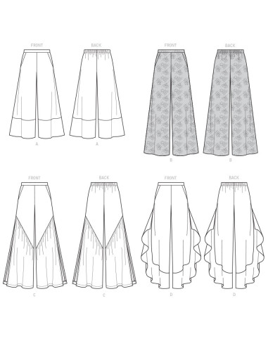 Molde de calça - McCall's 7786