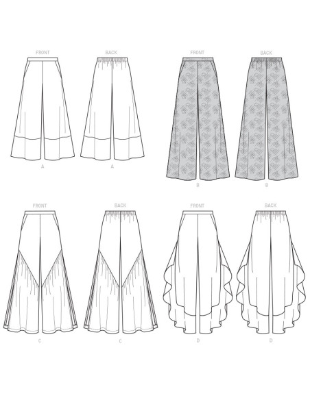 Molde de calça - McCall's 7786