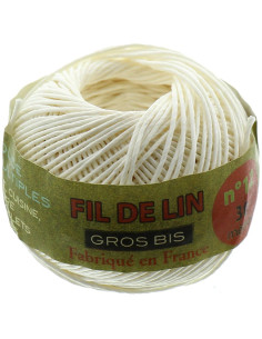 Linha de linho ao chinês grosso bis N° 12 - Cru