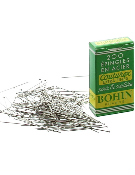 Caixa de 200 alfinetes extra-finos Bohin