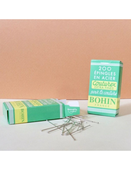 Caixa de 200 alfinetes extra-finos Bohin
