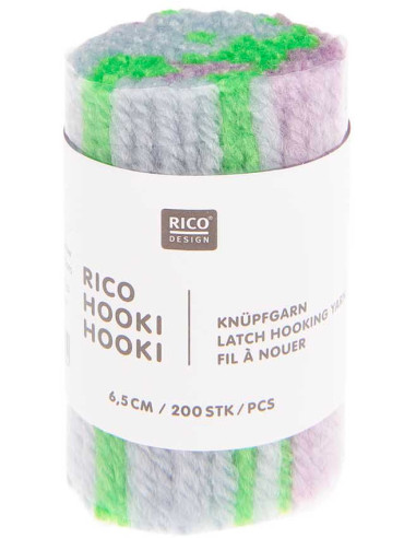 Fil à nouer 6,5 cm marbré Rico Hooki Hooki