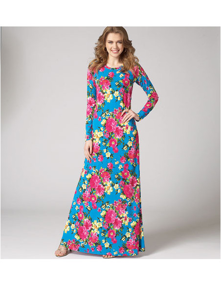 Molde de túnica, vestidos e collants - McCall's 7122