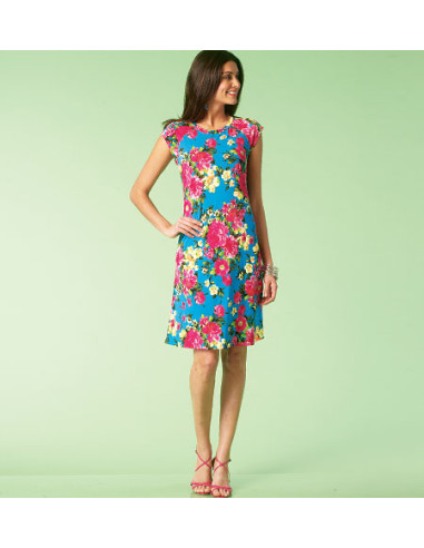 Molde de túnica, vestidos e collants - McCall's 7122