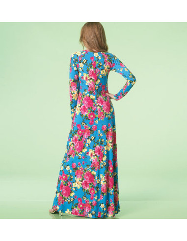 Molde de túnica, vestidos e collants - McCall's 7122