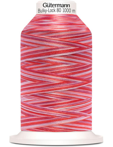 Cone de linha de espuma Gütermann Bulky-Lock Multicolour 1000 m