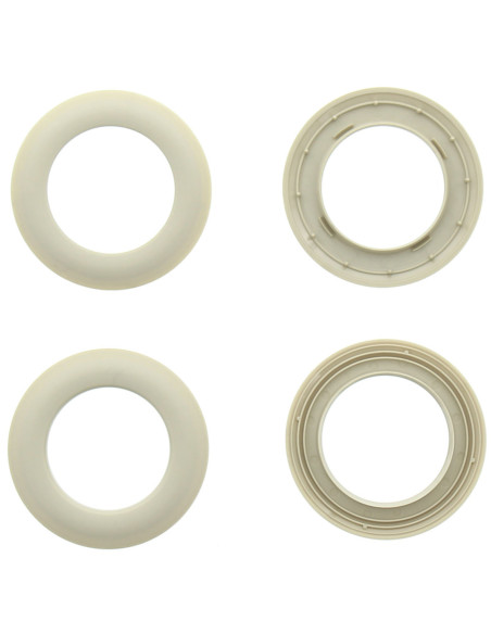 Conjunto de 8 ilhós para cortinas Ø44 mm - Fosco - Pedra