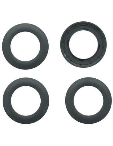 Conjunto de 8 ilhós para cortinas Ø44 mm - Fosco - Cinza