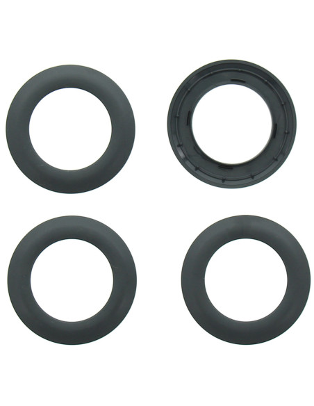 Conjunto de 8 ilhós para cortinas Ø44 mm - Fosco - Cinza