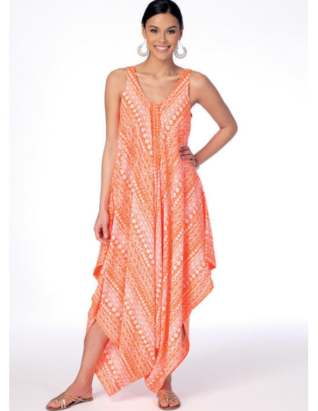 Molde de vestidos e macacão - McCall's 7402