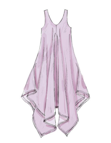 Molde de vestidos e macacão - McCall's 7402
