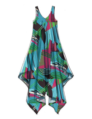 Molde de vestidos e macacão - McCall's 7402